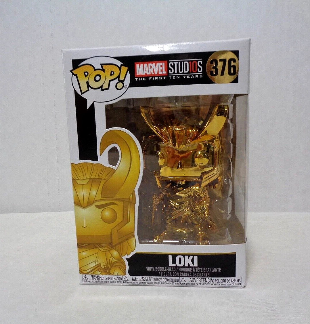 Funko Pop 2018 Marvel Studios The First Ten Years Loki Gold