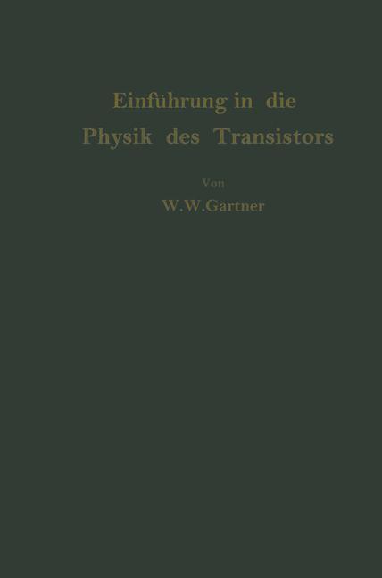 Thumbnail - Einführung In Die Physik Des Transistors | Buch | 9783642928567