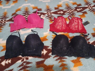 Bluxe New With Tags Bra Lot Sz 40 C Rare Discontinued