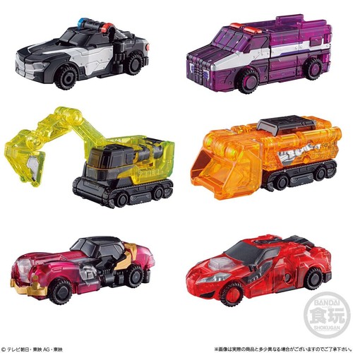 Bakuage Sentai Boonboomger Mini Pla SP Bakuage Clear Ver Set japan - Picture 4 of 10