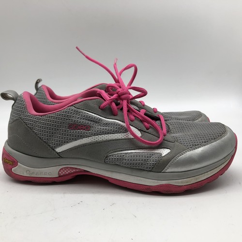 Abeo Vibram Aero Women's Gray/Pink Non-Marking Shoes, Size 9.5 M - Picture 2 of 5