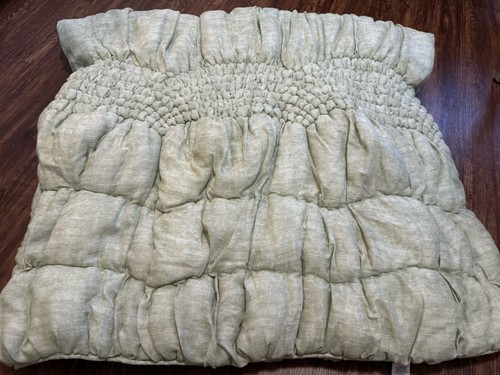Pottery Barn Cream Puff Microfiber Quilt Twin Sage Green