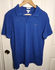 Calvin Klein Royal Blue Short Sleeve Slim Fit Polo Shirt Men's Size L