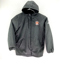 Adidas Game Built Jacket Men's Size Large GrayBlack Heavyweight Outerwear BV3956