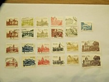 Set 23 Marken RSA Südafrika Gebäude 1982/86/87 gestempelt teils Farbunterschiede