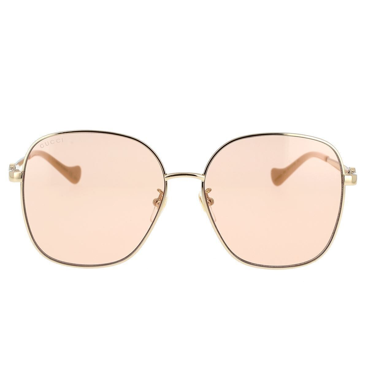 Gucci GG1089SA-003 Women's Gold Frame / Orange Lens Sunglasses | eBay