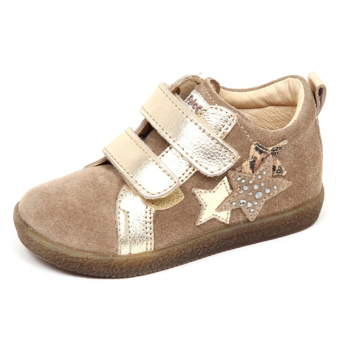 E3184 sneaker bimba taupe FALCOTTO by NATURINO scarpe shoe baby