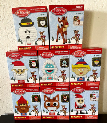 Brick Rudolph BRICKCRAFT SET 8 RUDOLPH Reindeer Brick Building Christmas Toy Lego ...