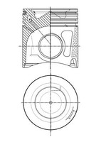 Mahle 007 PI 00150 000 Kolben Passend FüR Fiat Passend FüR Iveco