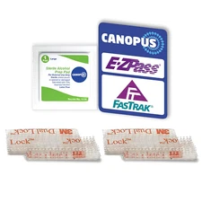 CANOPUS EZ Pass Mounting Strips: Adhesive Strips, Dual Lock Tape