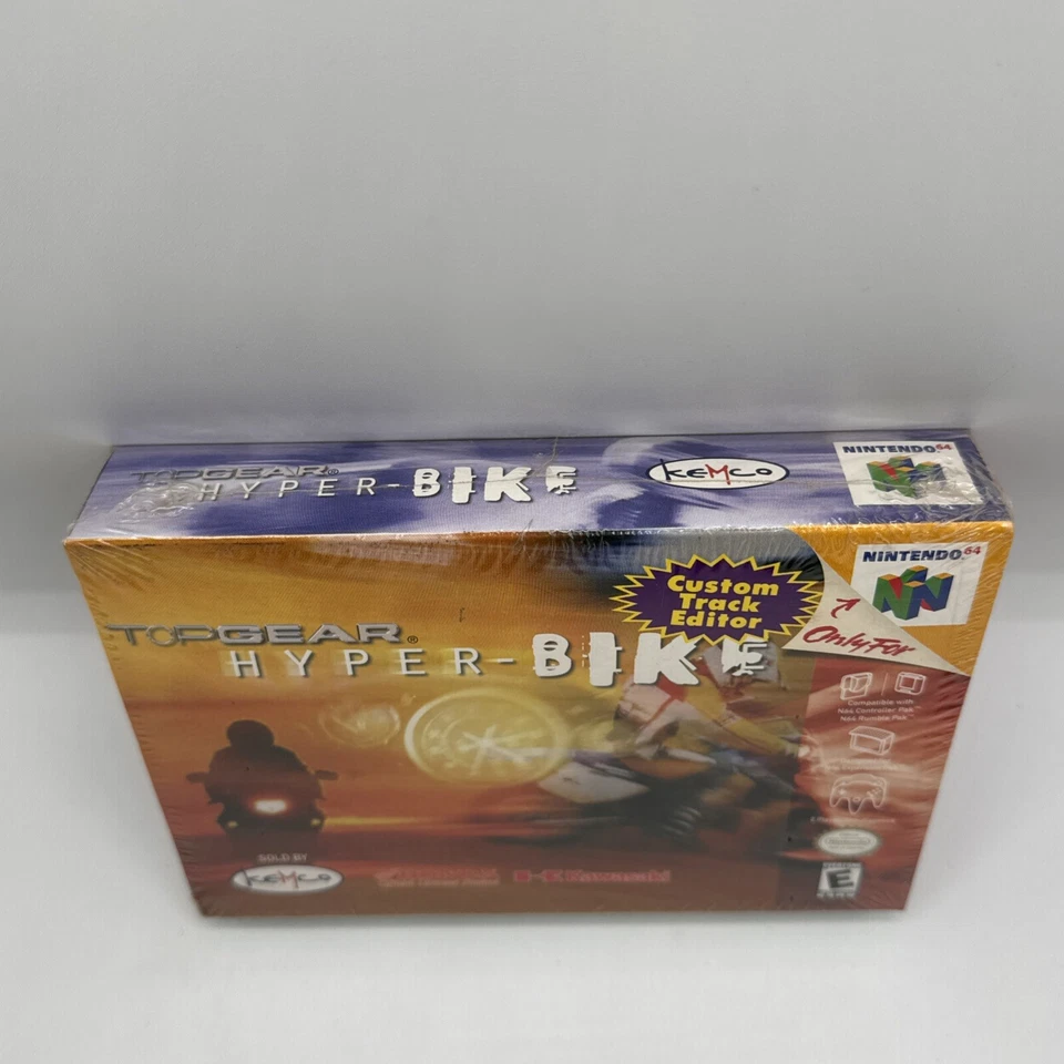 Top Gear Hyper-Bike N64 Nintendo 64 AUTHENTIC! BRAND NEW & SEALED! ULTRA RARE! - Image 2 of 4