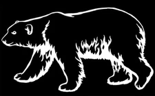 Polar Bear Graphic Vinyl Decal Car Truck Window Tablet Notebook Tumblers