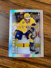 2022-23 Topps Chrome NHL Sticker Collection Hockey Cards Checklist 20