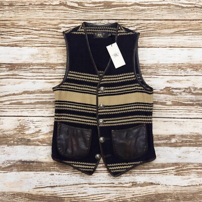 RRL ダブルアールエル　POSADAS VEST Masterpiece RRL Ralph Lauren Posadas Vest Xs DOUBLE RL Men's