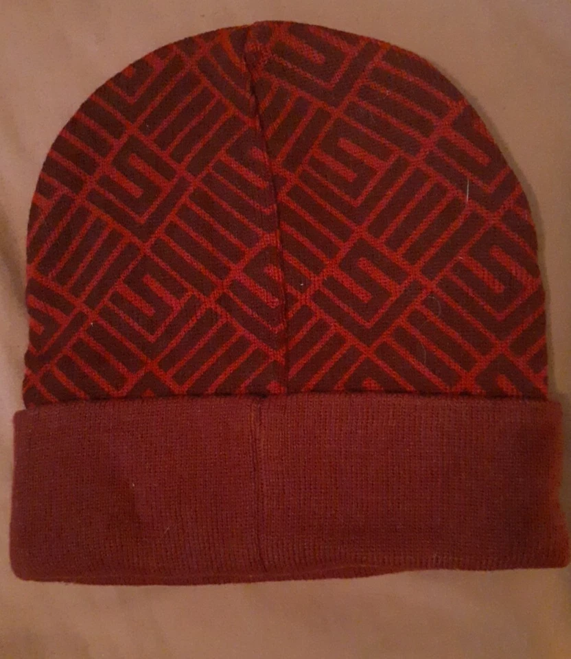 ROCK SMITH Gorro Granate y Borgoña Invierno Calavera Gorra Tapas Foto 2 de 3