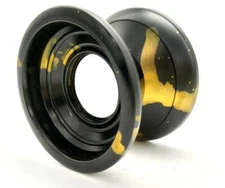 Acid Unresponsive Professional Trick String Magic YoYo Anodized Metal Gold Black