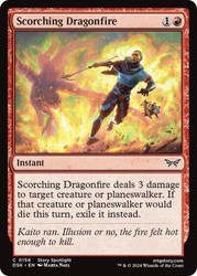 Scorching Dragonfire 156/276 Duskmourn: House of Horror Foil