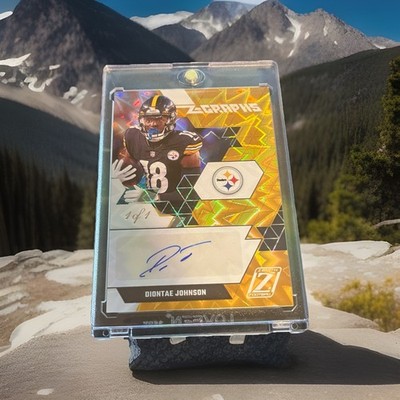 2021 Panini Zenith Diontae Johnson AUTO Z-Graphs 1/1  #ZG-DJ