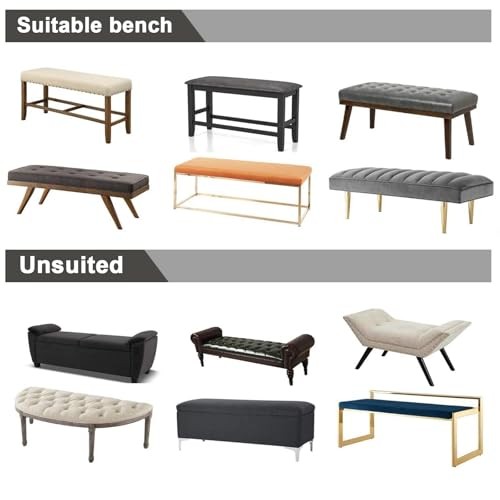 Waterproof Dining Bench Cover - Removable Bench Slipcover Washable Bench Seat - Picture 8 of 8