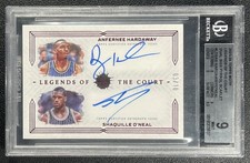 SHAQUILLE ONEAL ANFERNEE PENNY HARDAWAY BGS 9...