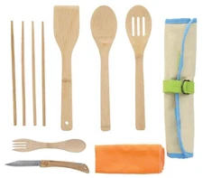 UST Camp Kitchen Roll-Up | Portable Outdoor Cooking Station with Durable