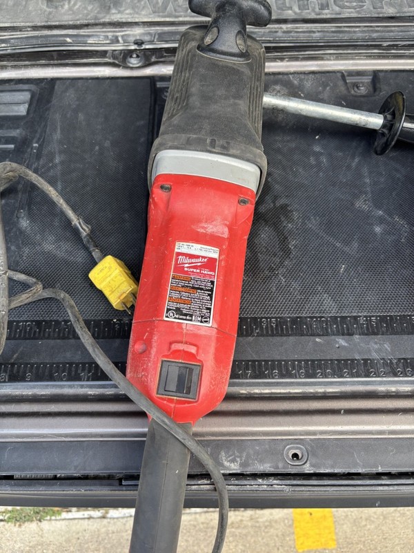 Milwaukee 1680-20 13 Amp Corded 1/2" Super Hawg Right Angle Drill Power Tool