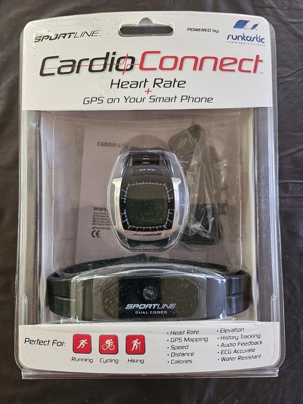 Sportline Cardio Connect Heart Rate Monitor (Speed & Distance Tracking)