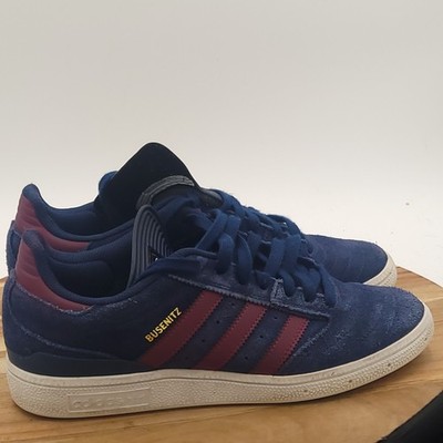 Adidas Busenitz Pro Men's Size 8 Skate Sneakers Navy Crimson White Suede H04877