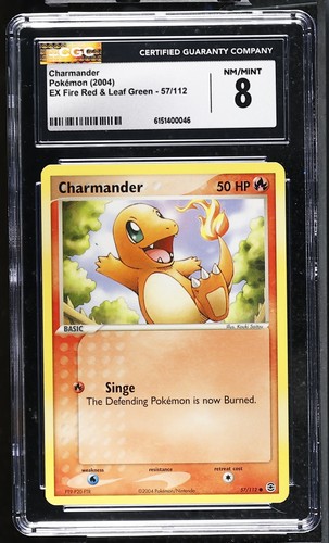 Charmander graded CGC 8 for sale on eBay