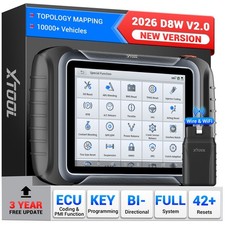 XTOOL D8W V2.0 Auto-Volldiagnosetool Bidirektionaler WLAN-Scanner Topologiekarte