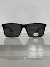 Bmw Motorsport 5003 Black Plastic W. Custom Polarized Gray Driving Sunglasses