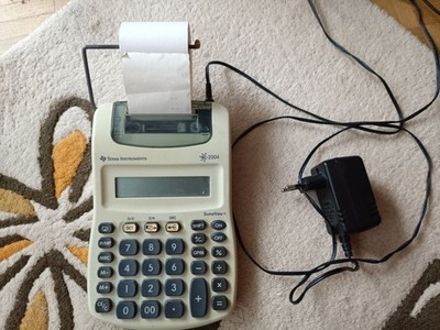 Texas Instruments  2400,Tischrechner mit Papierrolle,Netzteil u. Batteriebetrieb