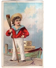 ANTIQUE ADVERTISING / TRADE Card       JAMES PYLE'S PEARLINE