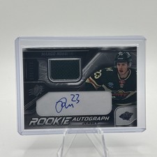2022-23 Upper Deck Rookie Autograph Jersey Marco Rossi /175 #MR (RC, MEM, Auto)