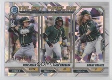 2021 Bowman Talent Pipeline Atomic Refractor 83/150 Luis Barrera Nick Allen 0a3