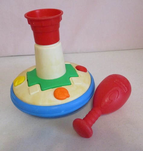 Fisher Price-Brilliant Basics-Baby Baseball Tee-Ball-Bat-1994-6-36mos.-Shown - Picture 8 of 8