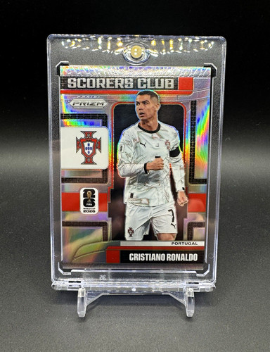 Panini Prizm FIFA World Cup 2026 Cristiano Ronaldo Portugal #21 Silver Prizm