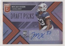 2018 Panini Elite Draft Picks Draft Picks Auto Micah Kiser #248 Auto 2u3