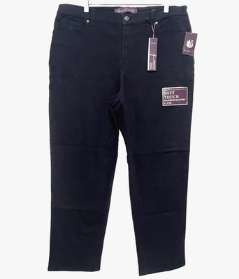 Gloria Vanderbilt Dark Blue Amanda Original Slimming Jeans Tapered Leg 16 Short