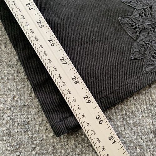 Lauren Jeans Co Ralph Lauren Jeans Women's 8 Bootcut Embroidered Black (29x30) - Picture 10 of 18