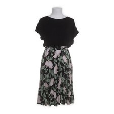 Buffalo, Kleid, Größe: 42, LKZ 40381, Schwarz/Mehrfarbig, Viskose, Blumen #Zbu