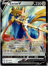 Zacian V 138/202 Holo Ultra Rare Sword & Shield Pokemon TCG Card