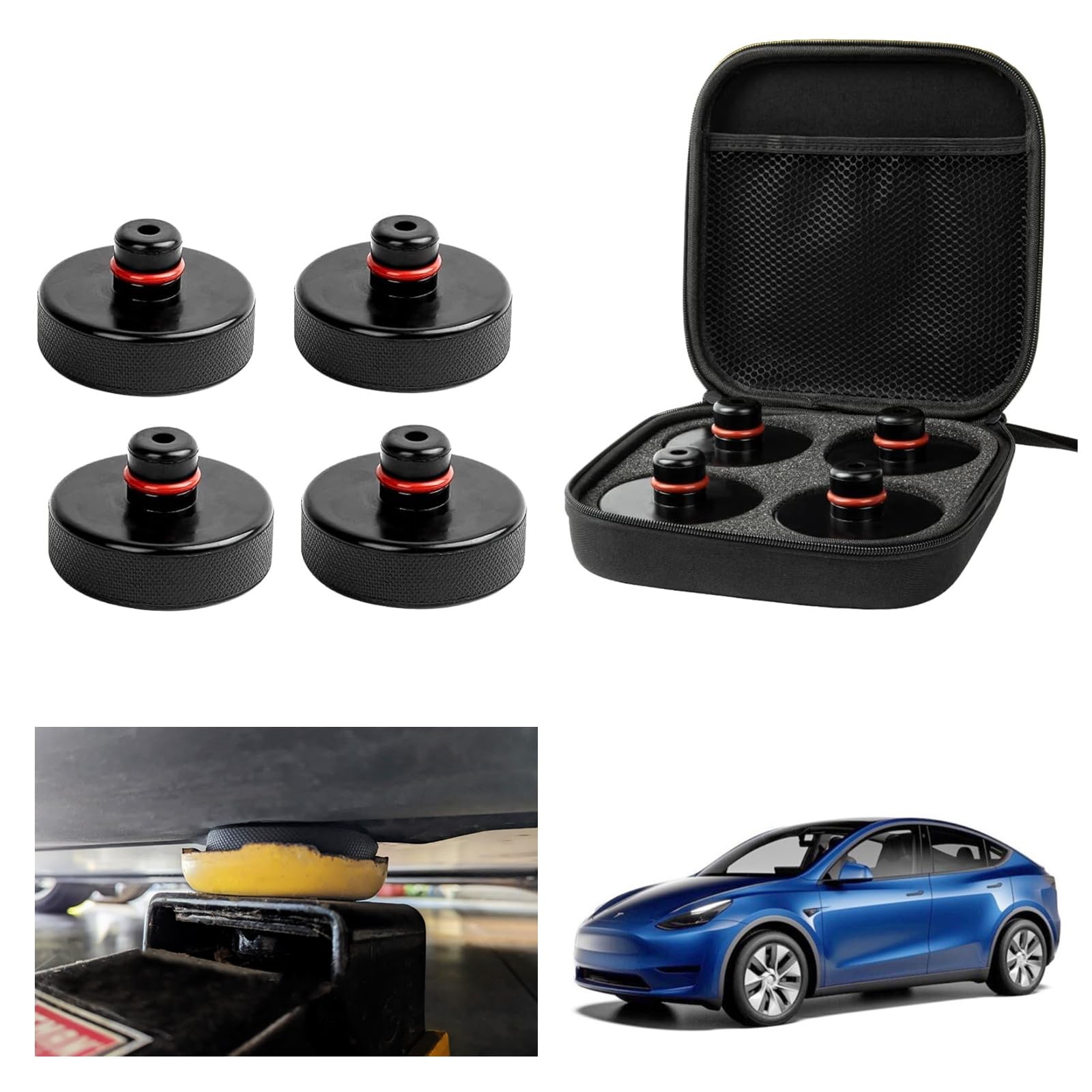 Cric Gomma per Tesla Model Y e Model 3 - 4 Pezzi Standard Juniper Highland S X - Miniatura 15