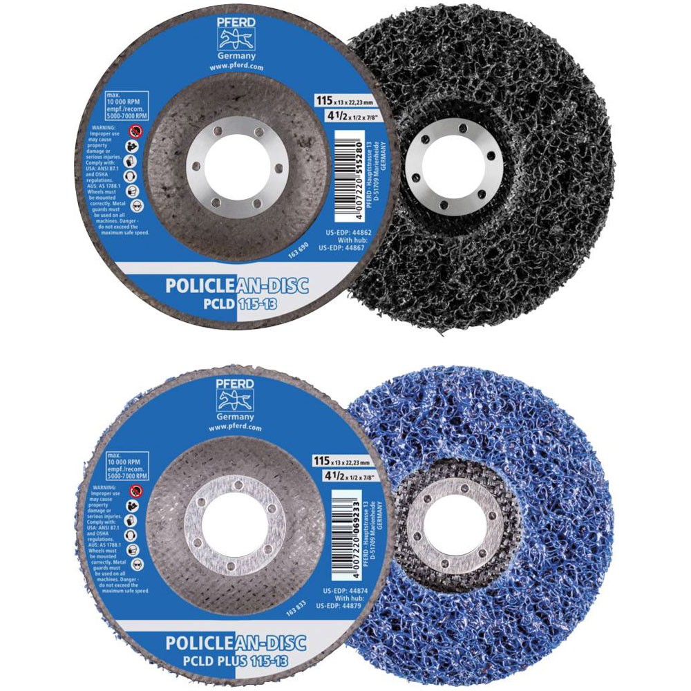 PFERD POLISCLEAN PLUS cleaning fleece Ø125mm for rough Work