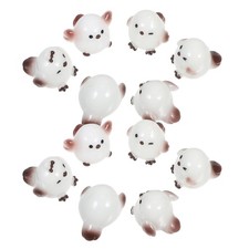 12 Pcs Miniatur-vogelstatue Vogeldekor Aus Kunstharz Harzminiaturfiguren