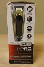 Wahl T-pro Corded Compact Men's Beard Trimmer With Diamond Finished T Blade