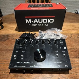 M Audio AIR 192|14 USB Desktop Audio Interface 4 Mic Inputs MIDI I/O