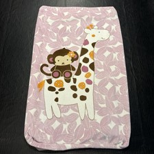 CoCaLo Baby Giraffe and Monkey Jacana Changing Pad Cover 32 x 16" CCL051