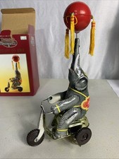 Schylling Retro Tin Elephant On Bike Collector Series Wind Up Toy New in Box