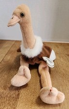 Ty Beanie Baby Stretch the Ostrich DOB September 21, 1997 MWMT Free Shipping